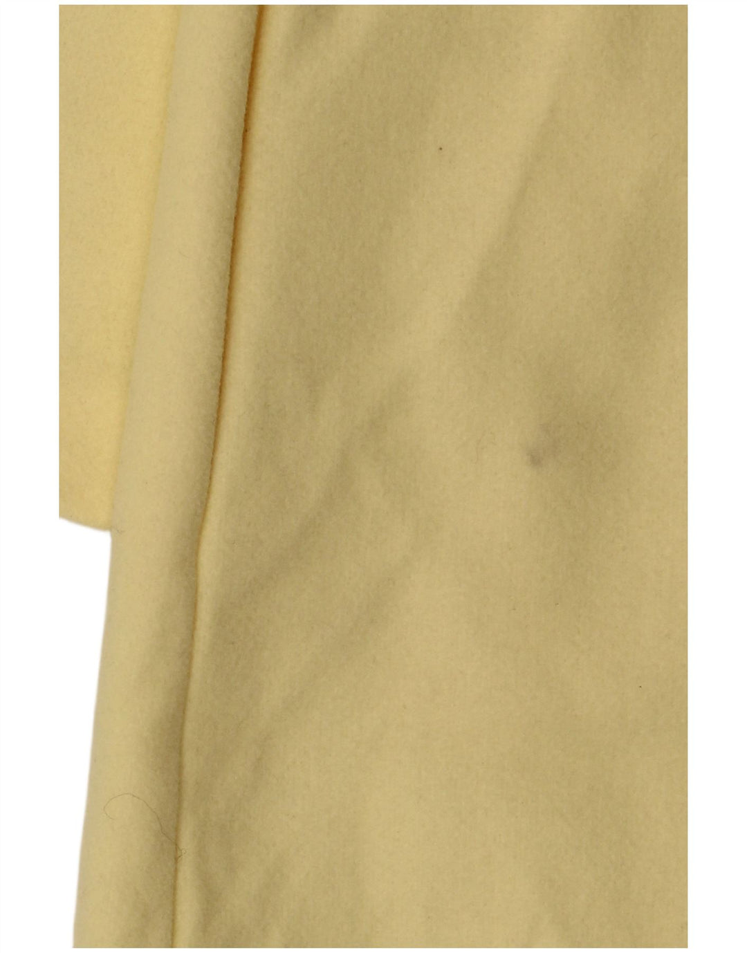 Zara Womens Open Overcoat UK 16 Large Gelb Polyester