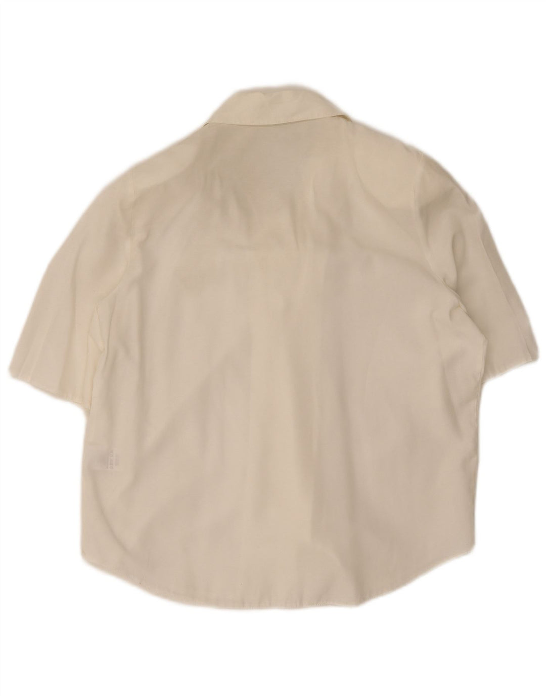 Classics Kurzarm-Hemdbluse für Damen, normal, UK 12, Mittelweiß