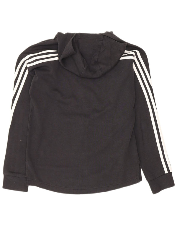 Adidas Mädchen Regular Fit Zip Hoodie Pullover 13–14 Jahre Schwarz Sport