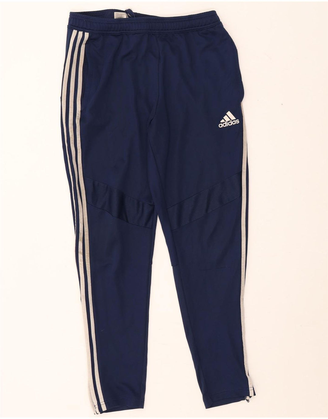 Adidas Herren-Trainingshose, groß, marineblau, Polyester