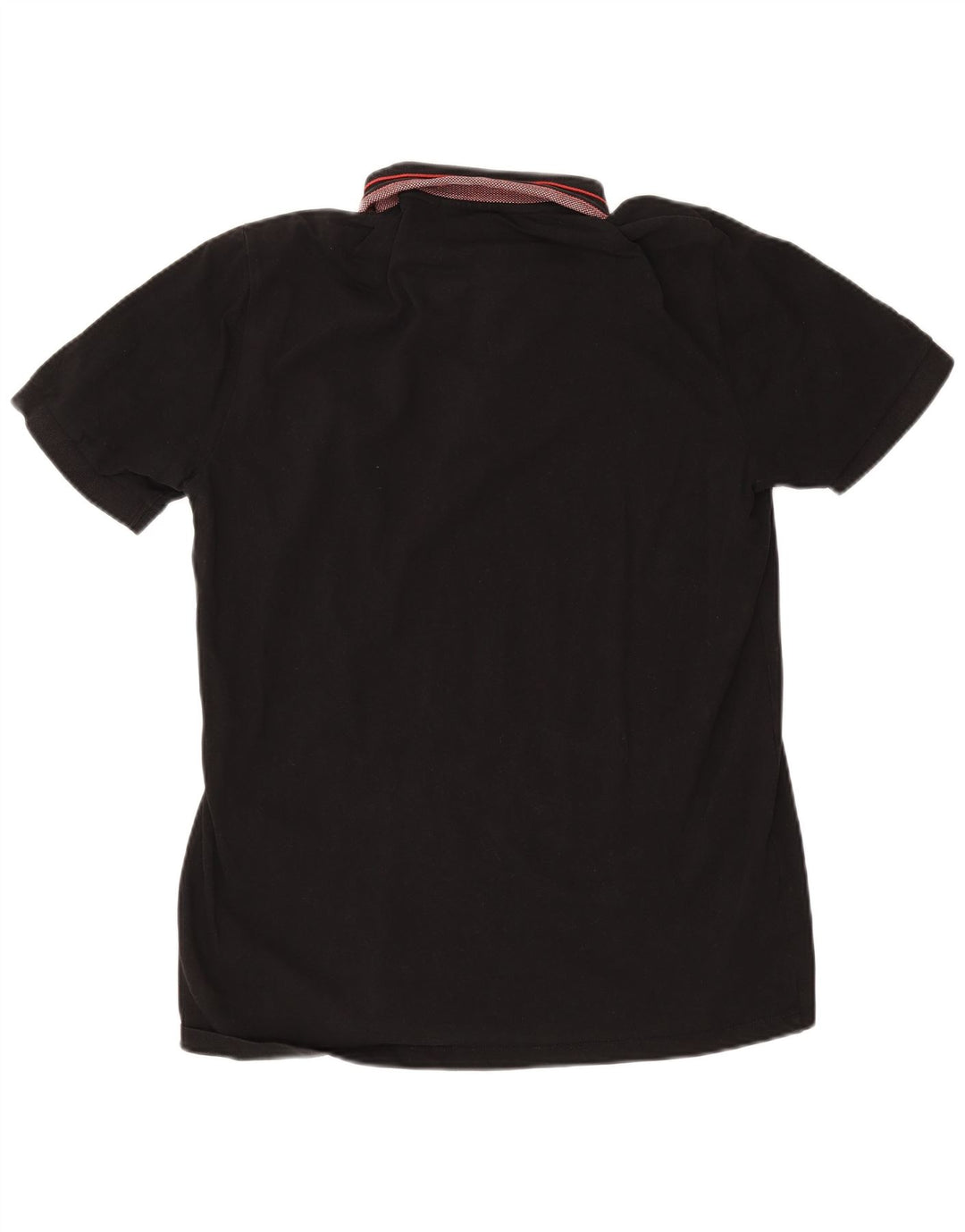 Hugo Boss Herren-Poloshirt, groß, schwarz gestreift, Baumwolle
