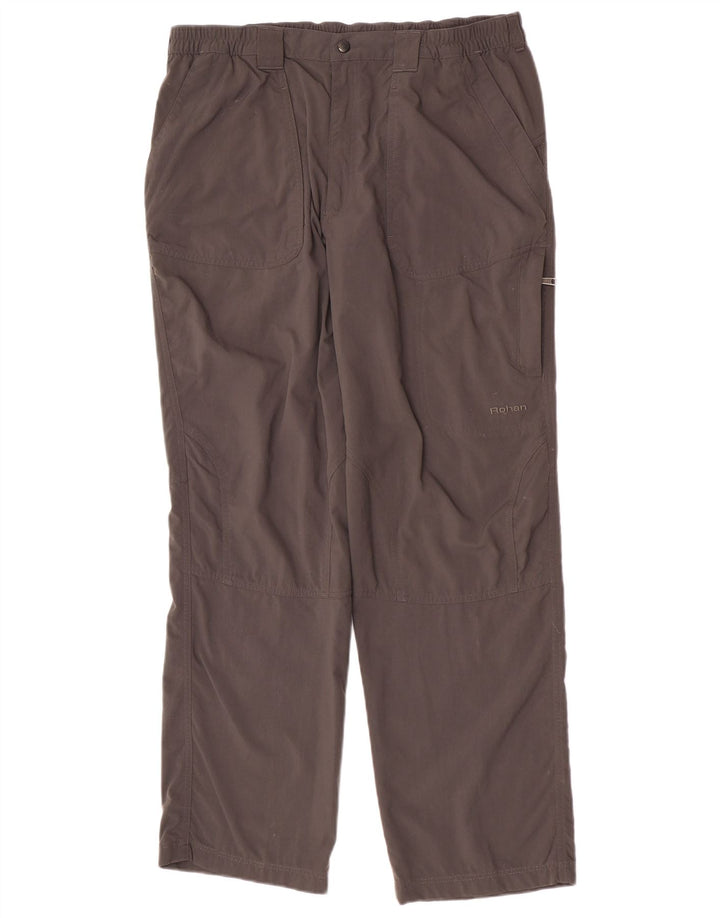 Gerade Cargo-Hose für Herren von Rohan, Größe L, W34, L30, Grau, Polyamid