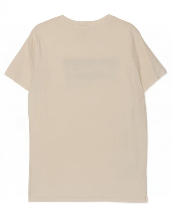 Levi's Herren-T-Shirt mit Grafik, Größe L, aus weißer Baumwolle