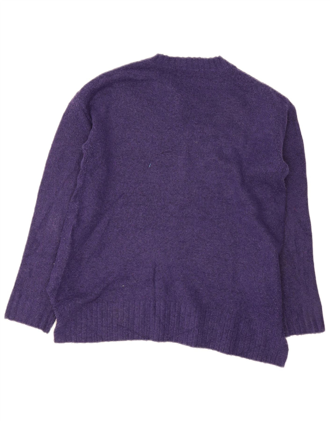 Marks & Spencer Damen-Pullover mit Rundhalsausschnitt, Gr. 10, Violett