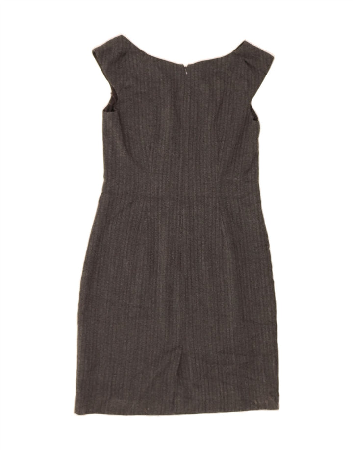 MOSSIMO Womens Sleeveless Basic Dress UK 8 Small Grey Striped Polyester Vintage Mossimo and Second-Hand Mossimo from Messina Hembry 