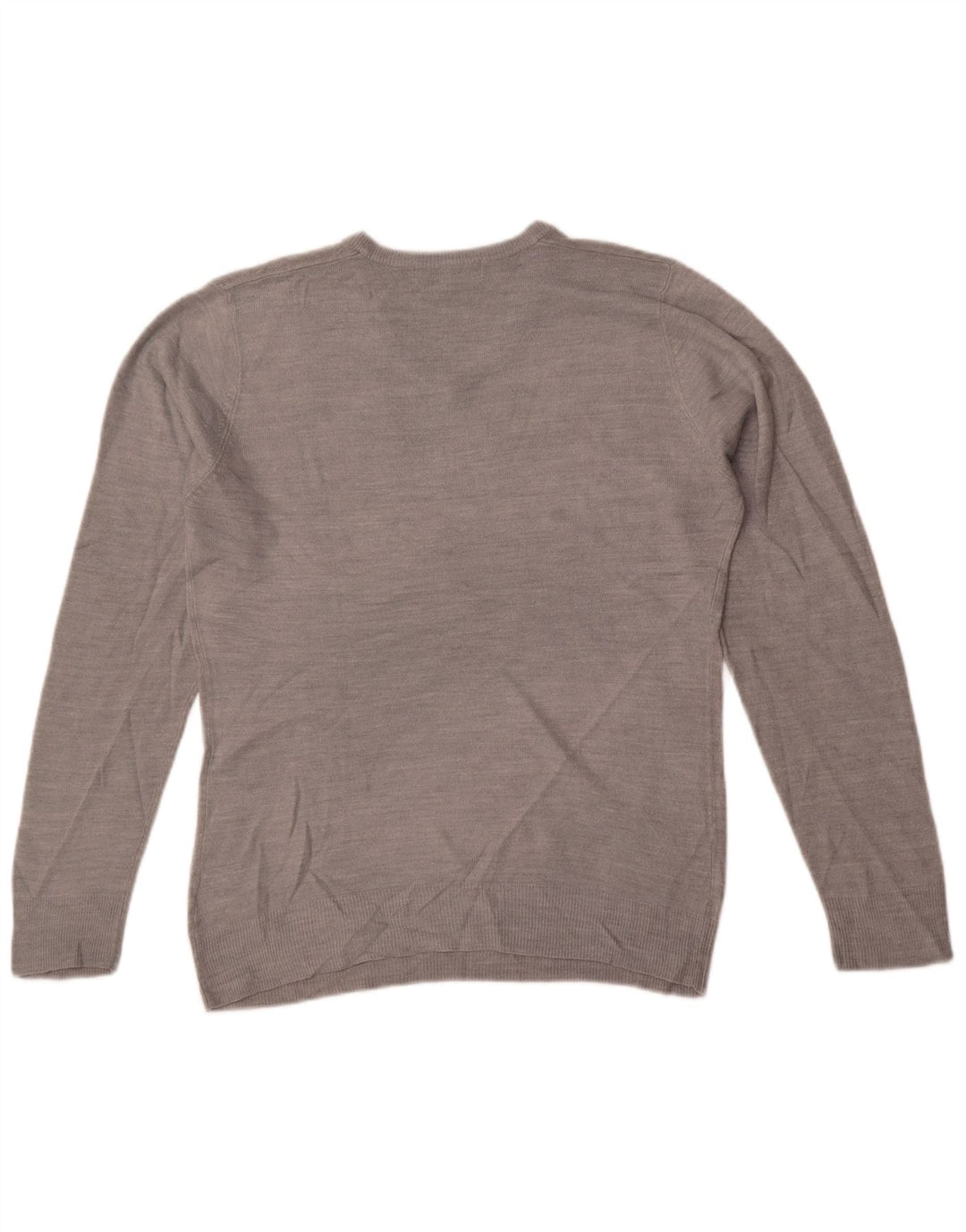 Marks & Spencer Herren-Pullover mit V-Ausschnitt, klein, Acryl, Grau