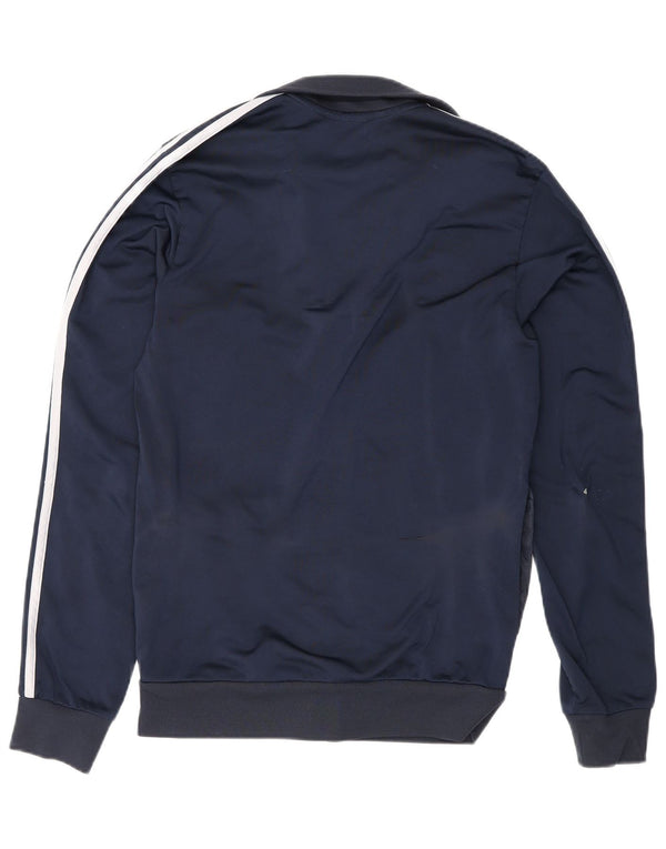 Adidas Herren-Trainingsanzugoberteil mit normaler Passform, UK 36/38, Größe S, Marineblau