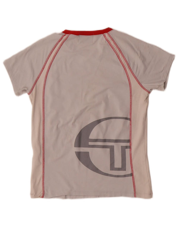 SERGIO TACCHINI Grafisches T-Shirt für Jungen, 11–12 Jahre, Größe S, Grau