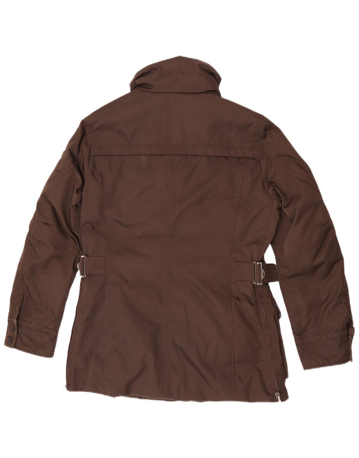 PEUTEREY Herren Parka Jacke UK 38 Mittelbraunes Polyester