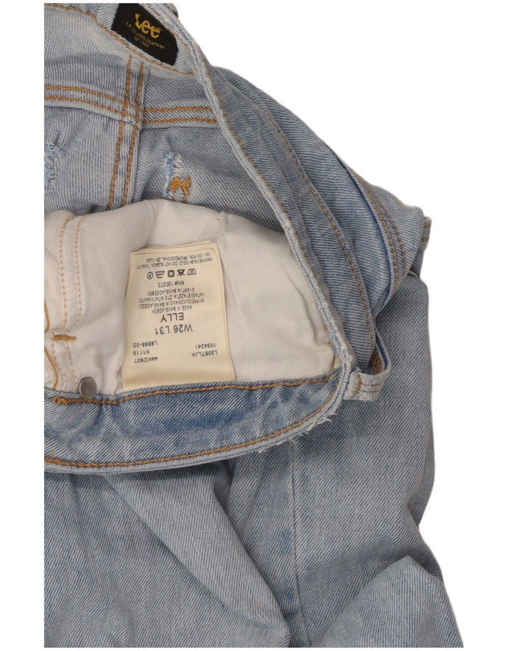 LEE Damen Elly Slim Jeans W26 L28 Blaue Baumwolle