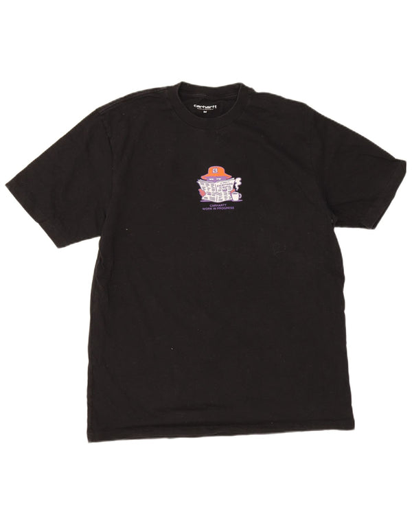 Carhartt Herren Graphic T-Shirt Top Medium Schwarz