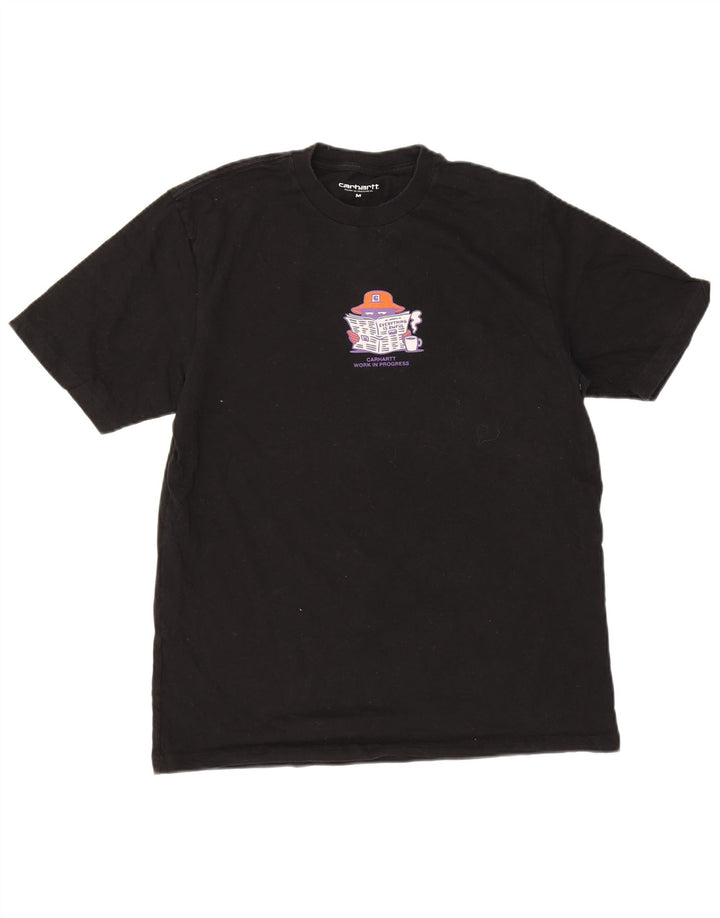 Carhartt Herren Graphic T-Shirt Top Medium Schwarz