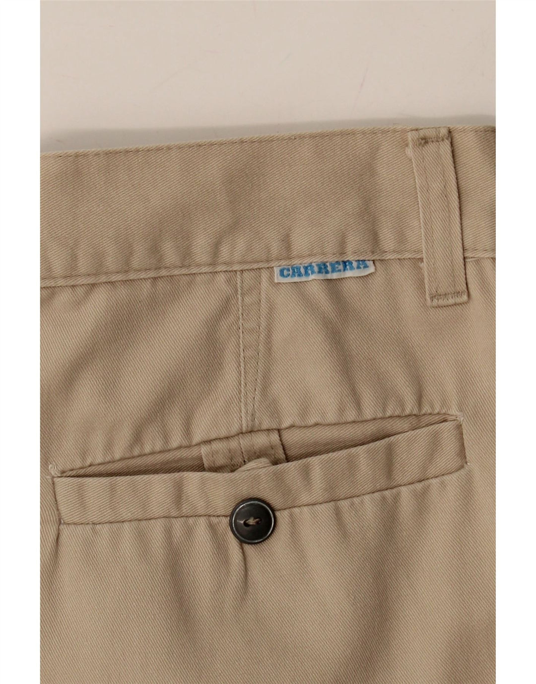 CARRERA Mens Pegged Chino Trousers W34 L33 Beige Vintage Carrera and Second-Hand Carrera from Messina Hembry 