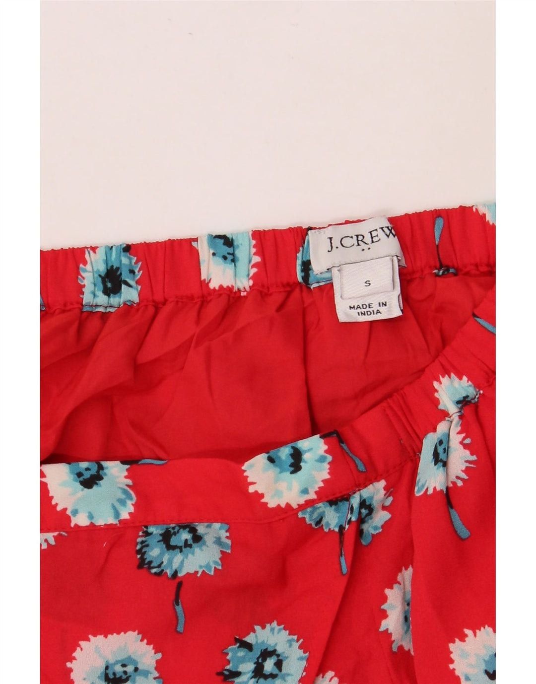 J. CREW Wickelrock für Damen, Größe S, Größe W27, Rot mit Blumenmuster