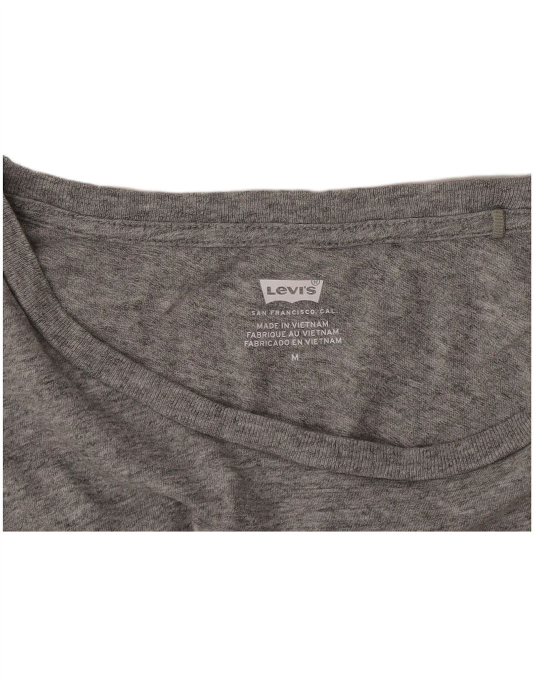 Levi's Damen-T-Shirt mit Grafik, UK 14, Mittelgrau meliert