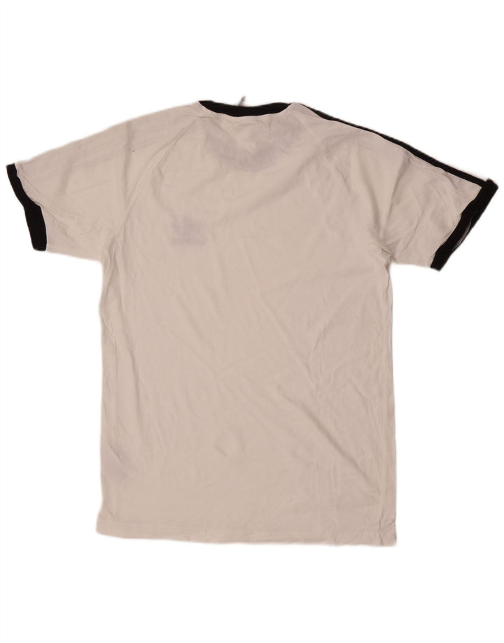 Adidas Herren T-Shirt Top Mittelweiße Baumwolle