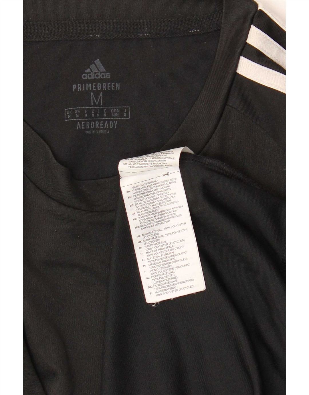 Adidas Herren Aeroready T-Shirt Top Medium Schwarz Polyester