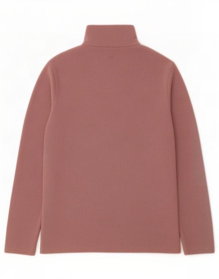 Mountain Warehouse Herren-Fleecepullover mit Reißverschluss am Kragen, Größe S, Rosa, Polyester