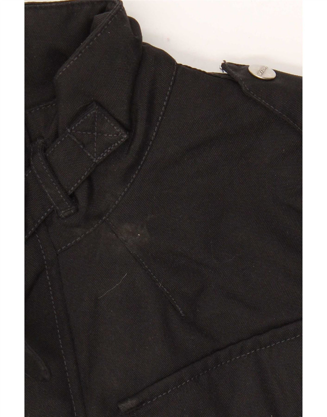 Woolrich Herren-Militärjacke UK 38 Mittelschwarzes Nylon