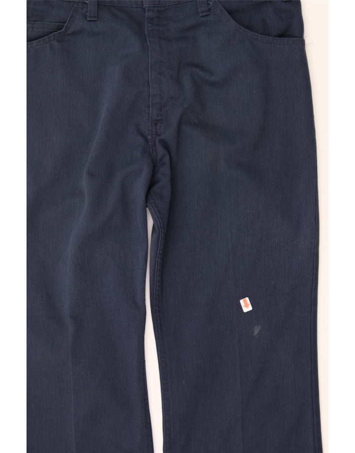 LEVI'S Womens Wide Leg Cropped Trousers W36 L25 Navy Blue Vintage Levi's and Second-Hand Levi's from Messina Hembry 