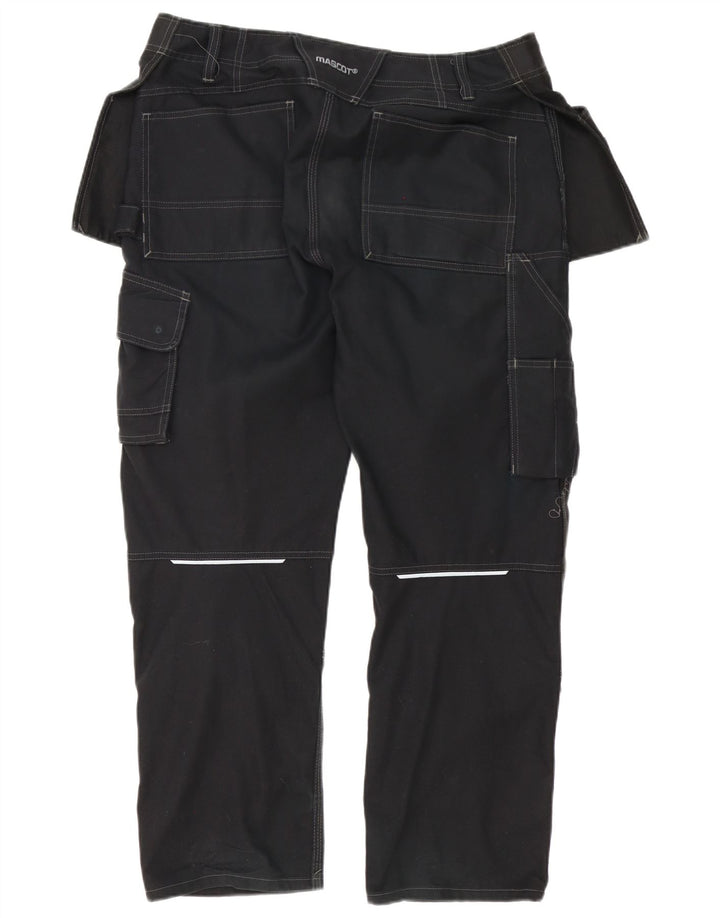 Mascot Herren-Cargohose, gerade, W36,5 L30, Schwarz, Polyester