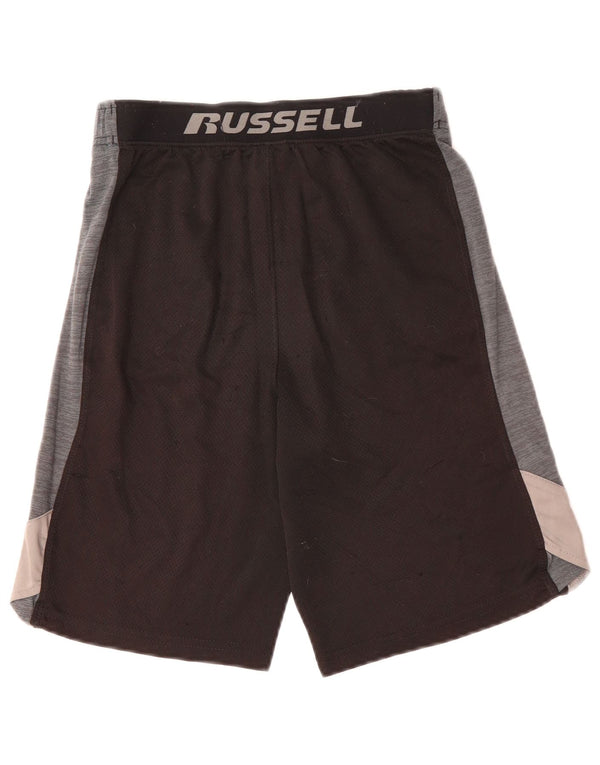 Russell Athletic Sportshorts für Jungen, 10–11 Jahre, Größe L, Schwarz, Farbblock