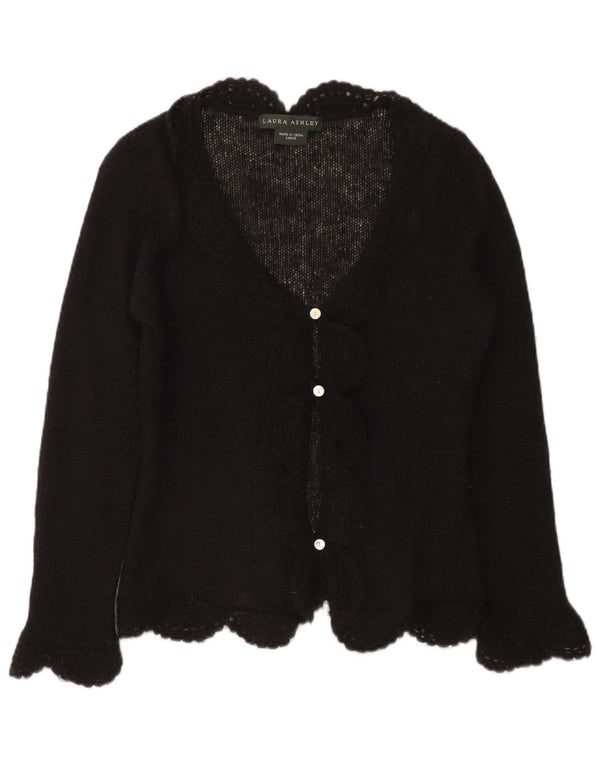 Laura Ashley Damen-Cardigan-Pullover UK 14 Large Schwarz