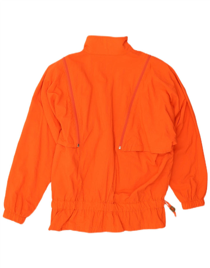 Adidas Damen Übergroße Bomberjacke EU 36 Small Orange Polyamid