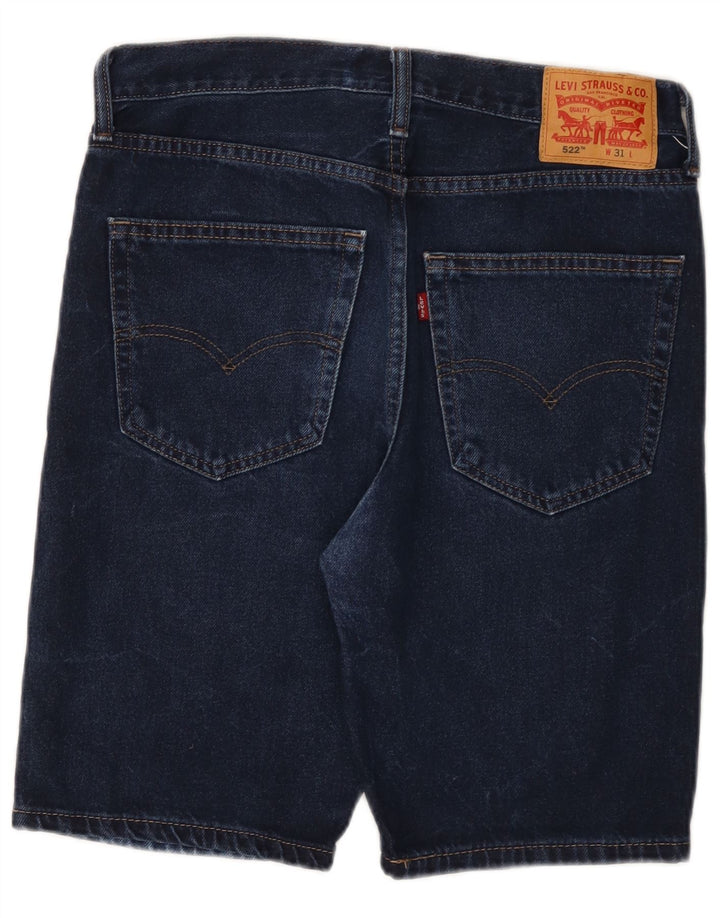 Levi's Herren 522 Denim Shorts W31 Mittelmarineblau