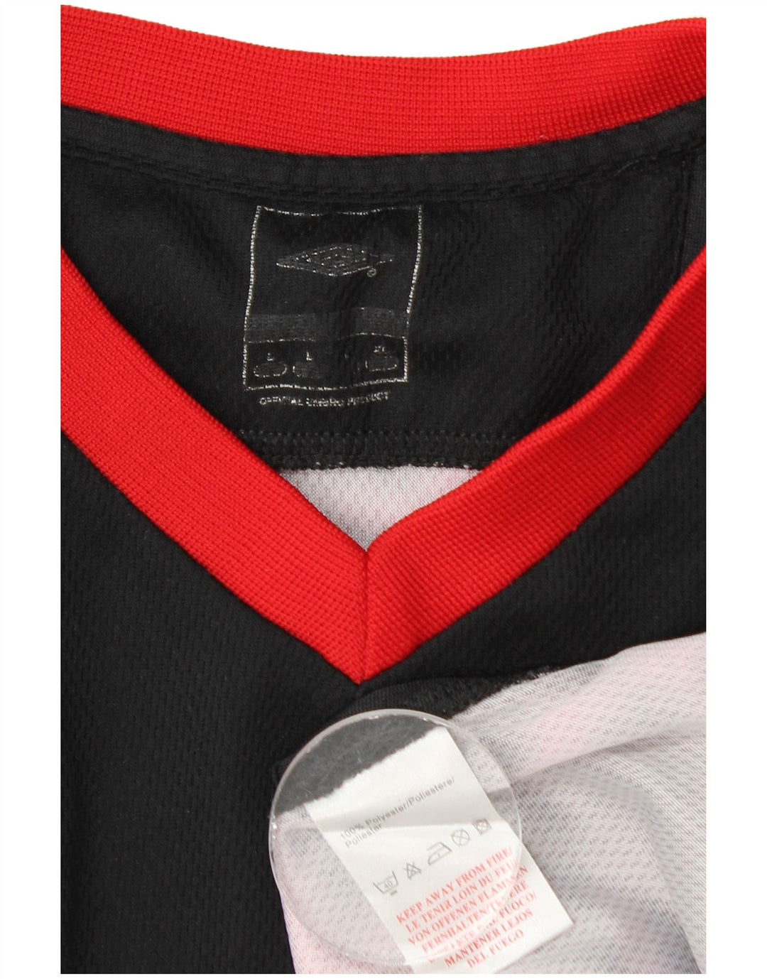 Umbro Herren-Oberteil, langärmelig, groß, schwarz, Animal-Print, Polyester