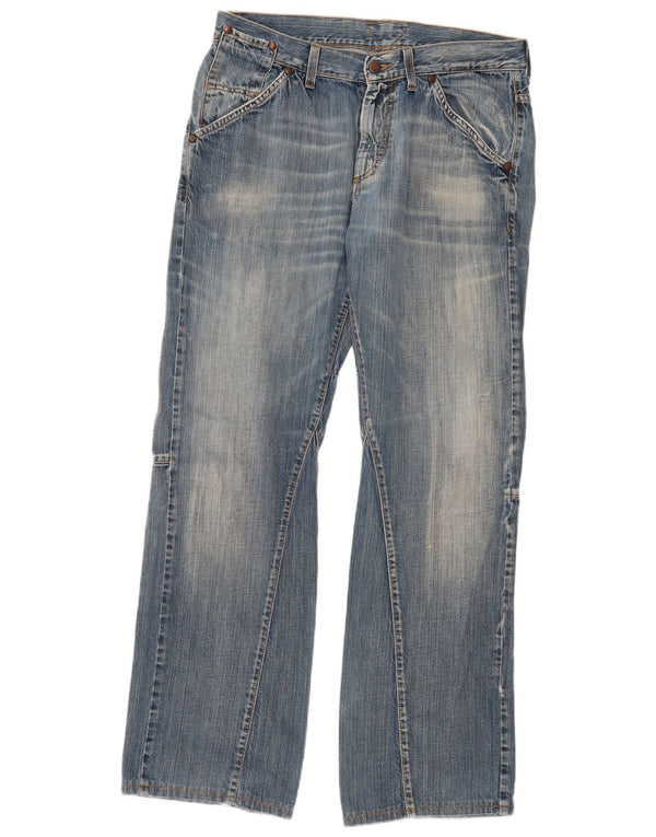 Meltin' Pot Womens Straight Jeans W34 L31 Blue