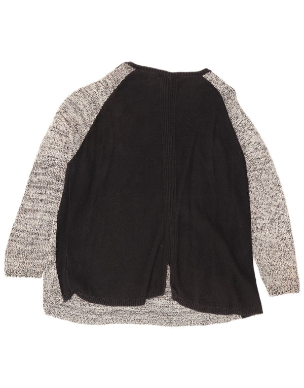 Marks & Spencer Damen-Pullover mit U-Boot-Ausschnitt, UK 24 4XL, Grau, Farbblock