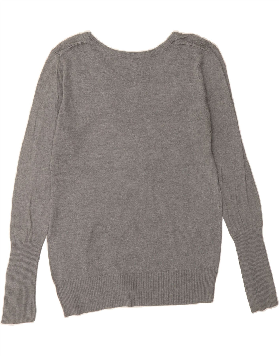 MOSSIMO Womens V-Neck Jumper Sweater UK 18 XL Grey Vintage Mossimo and Second-Hand Mossimo from Messina Hembry 