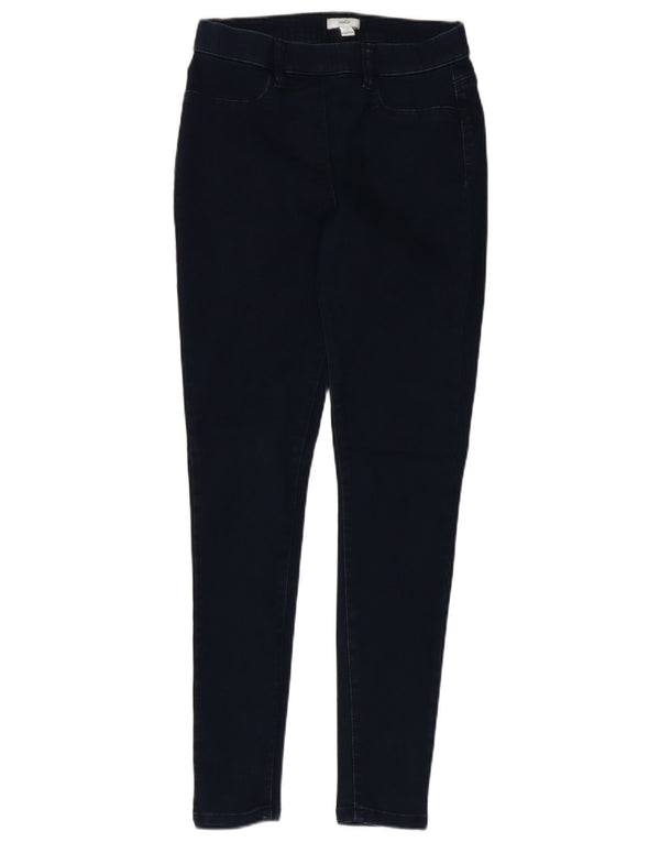 M&Co Damen Skinny Jeans UK 10 Small W26 L28 Marineblaue Baumwolle