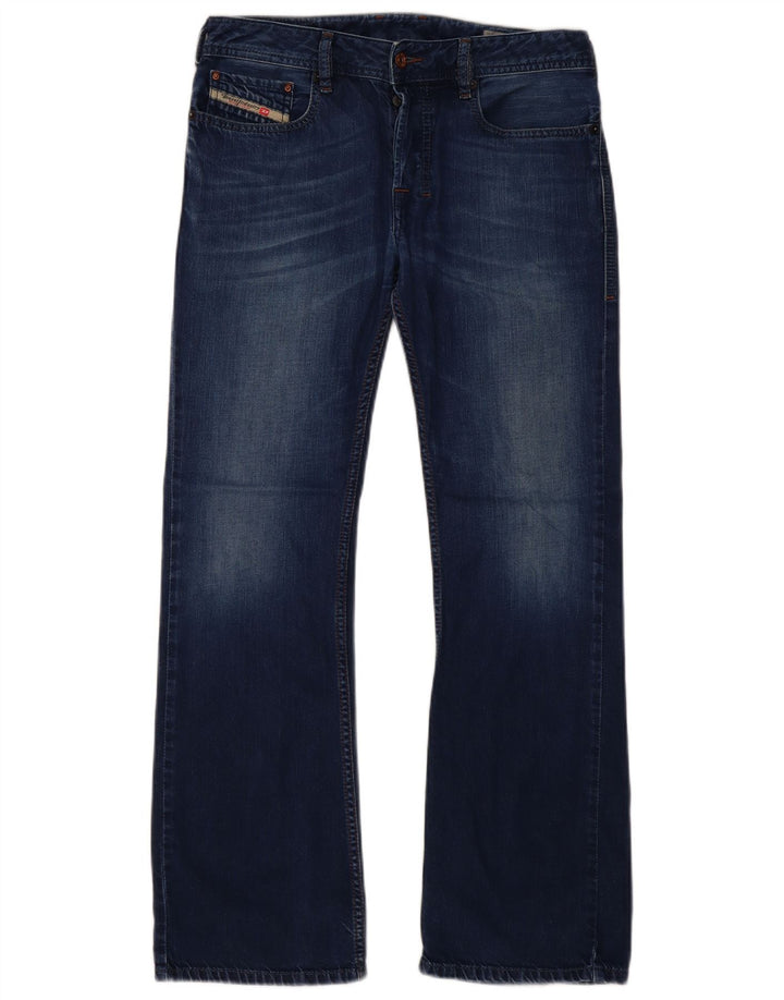 Diesel Damen Zatiny Regular Bootcut Jeans W29 L30 Marineblaue Baumwolle