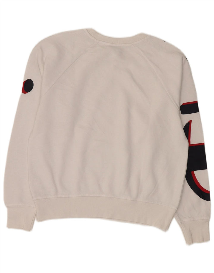 Champion Damen-Sweatshirt in Übergröße mit Grafik, Gr. 10, Größe S, Weiß