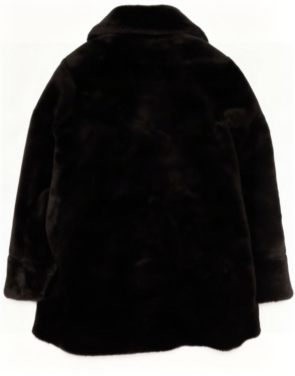 St. Bernard Damen Kunstpelzmantel UK 12 Medium Schwarz Acryl