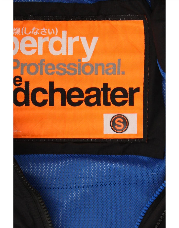 SUPERDRY Mens The Windcheater Windbreaker Jacket UK 36 Small Navy Blue Vintage Superdry and Second-Hand Superdry from Messina Hembry 