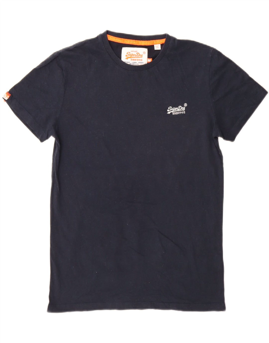 Superdry Herren T-Shirt-Oberteil aus Baumwolle in mittlerem Marineblau