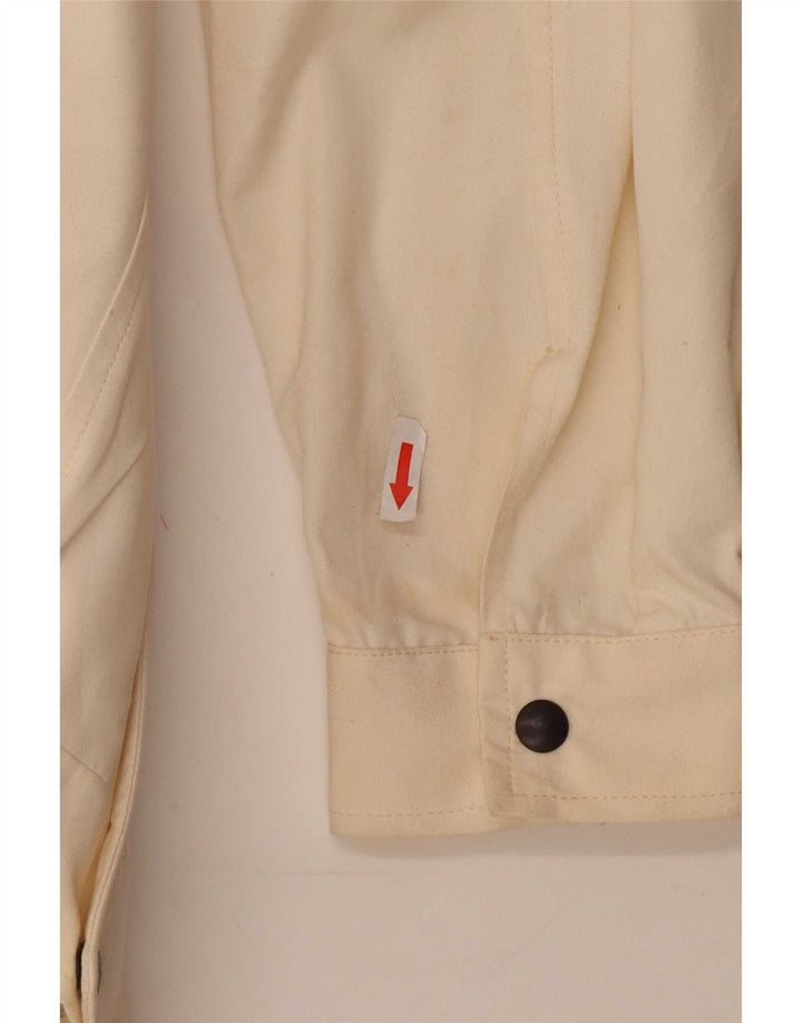 Alexander Herren Bomberjacke IT 54 2XL Off White Baumwolle