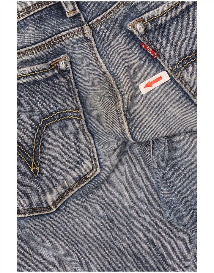 Levi's Damen 571 Slim Jeans W31 L28 Blaue Baumwolle