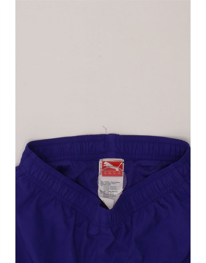 PUMA Boys Graphic Sport Shorts 9-10 Years  Purple Vintage Puma and Second-Hand Puma from Messina Hembry 