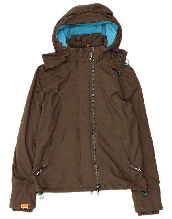 SUPERDRY Damen The Windcheater Windjacke UK 14 Medium Khaki