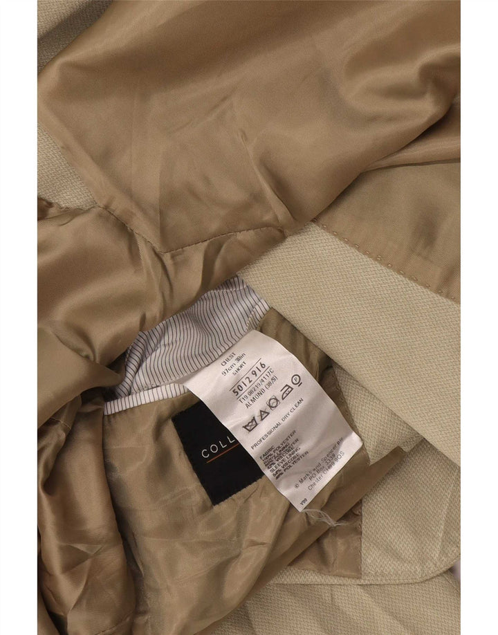 Marks & Spencer Herren-Blazer, kurz, mit 2 Knöpfen, UK 38, Mittelbeige