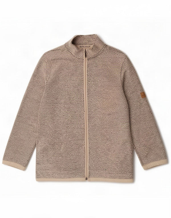 Weird Fish Damen Strickjacke Pullover UK 14 Große graue Baumwolle