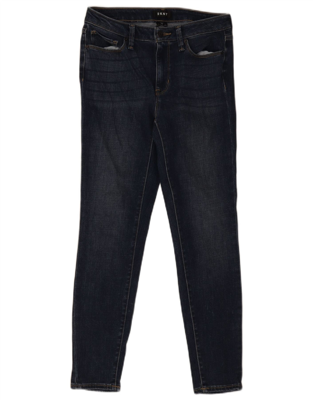 Dkny Damen Skinny Jeans W28 L28 Blau