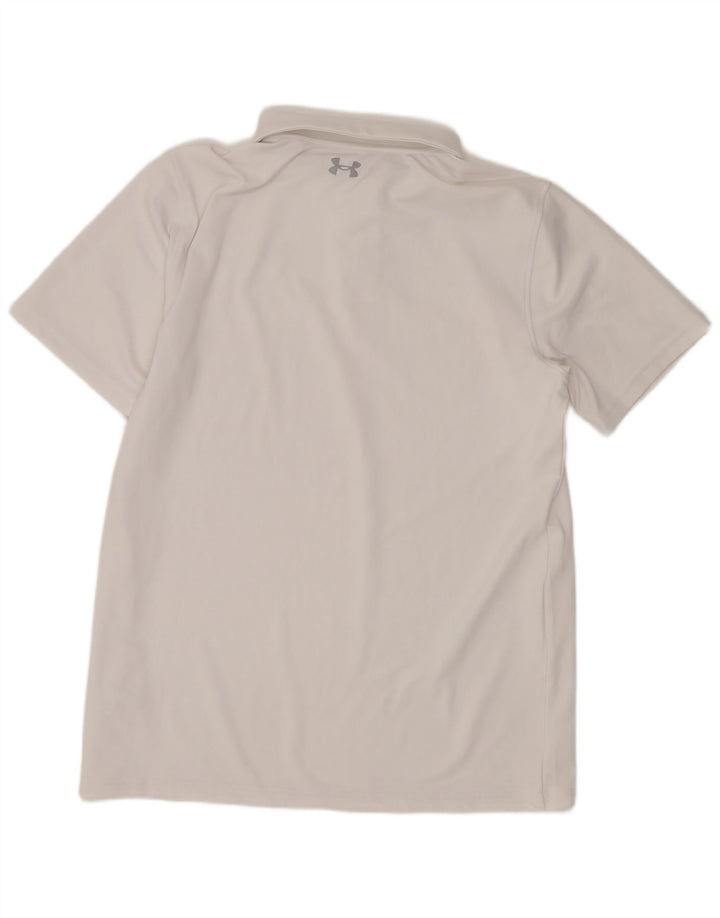 Under Armour Jungen-Poloshirt, 13–14 Jahre, XL, weißes Polyester