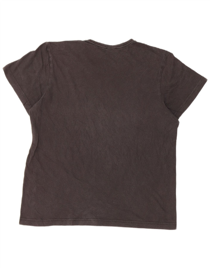 Adidas Herren Grafik T-Shirt Top Medium Schwarz Baumwolle