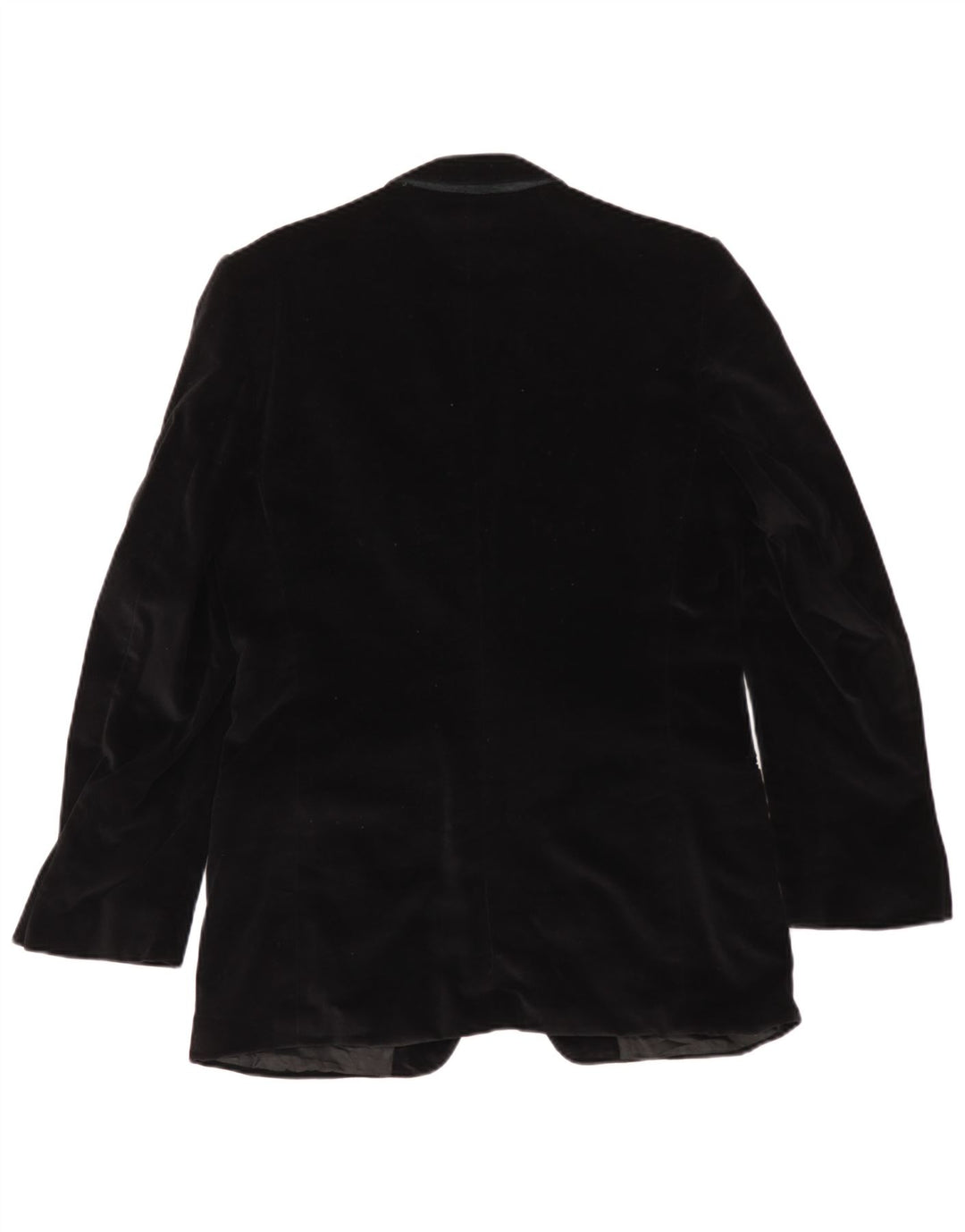 Issimo Herren-Blazer aus Samt mit 2 Knöpfen, Gr. 36, Schwarz