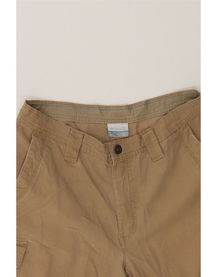 COLUMBIA Mens Cargo Shorts W32 Medium  Brown Vintage Columbia and Second-Hand Columbia from Messina Hembry 